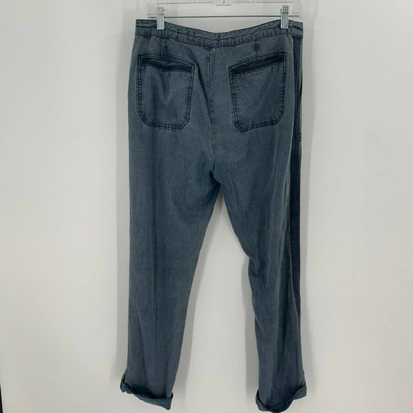 Anthropologie Hei Hei Bradey Chambray Trousers 27 - Picture 7 of 12